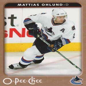 Mattias Ohlund - 2006/2007 O Pee Chee Hockey Card